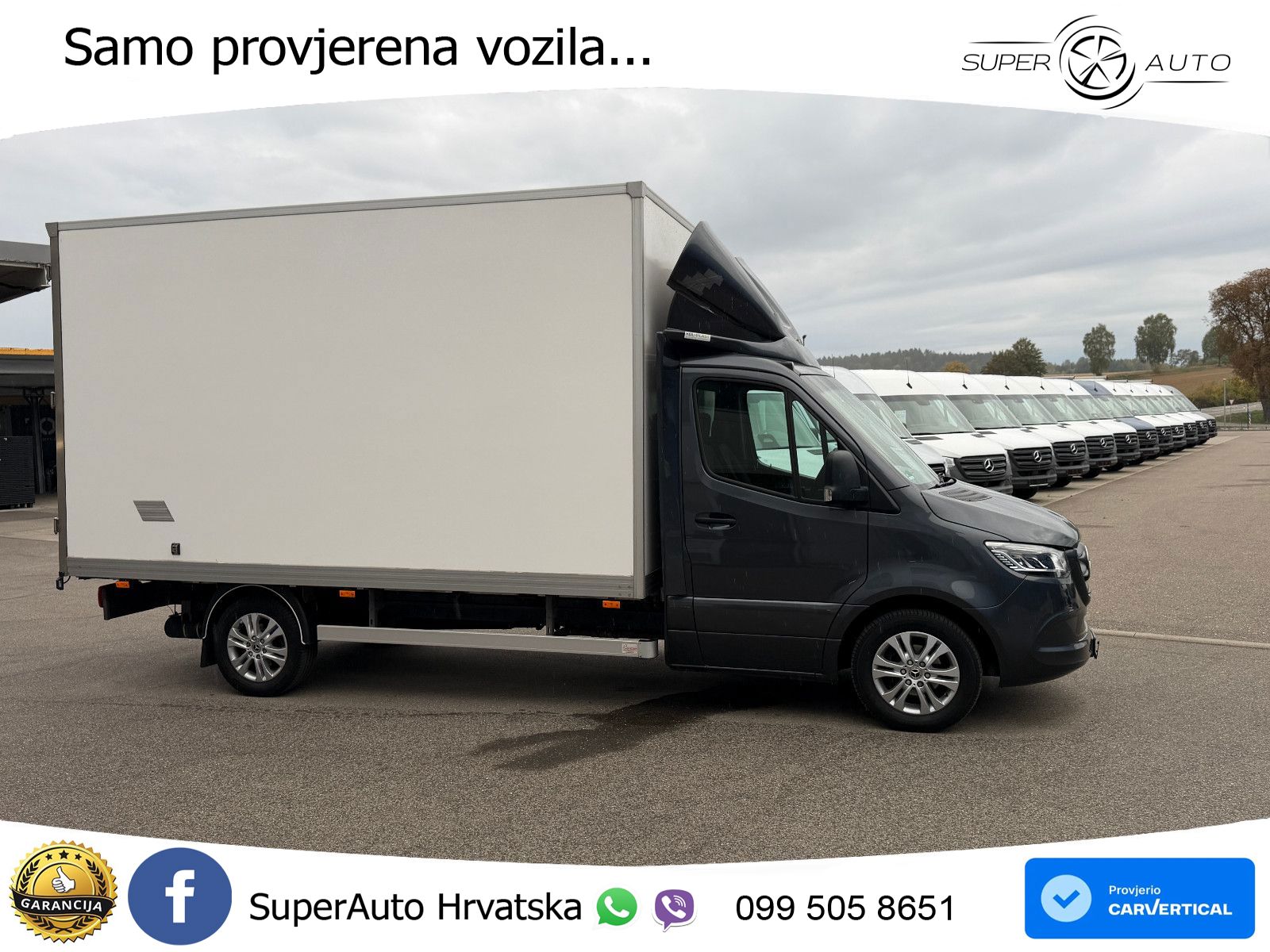 Mercedes-Benz Sprinter 319 CDI Maxi XXL Koffer 190 KS