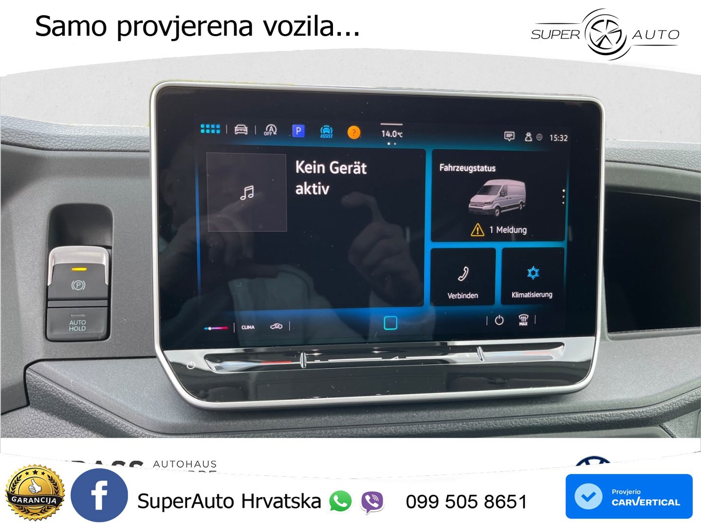 Volkswagen Crafter 35 2.0l TDI Kastenwagen KLIMA APP PDC 140 KS