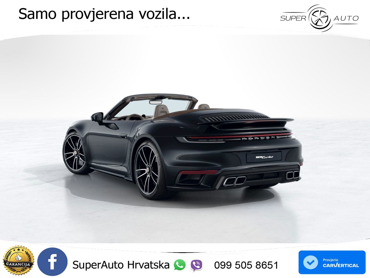 Porsche 911 Turbo Cabriolet 3.8 (580 KS) PDK LED+GR SJED+ACC