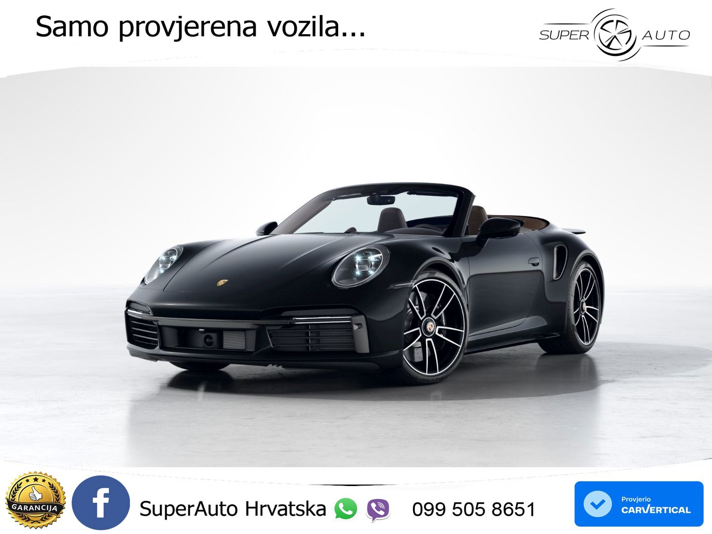 Porsche 911 Turbo Cabriolet 3.8 (580 KS) PDK LED+GR SJED+ACC