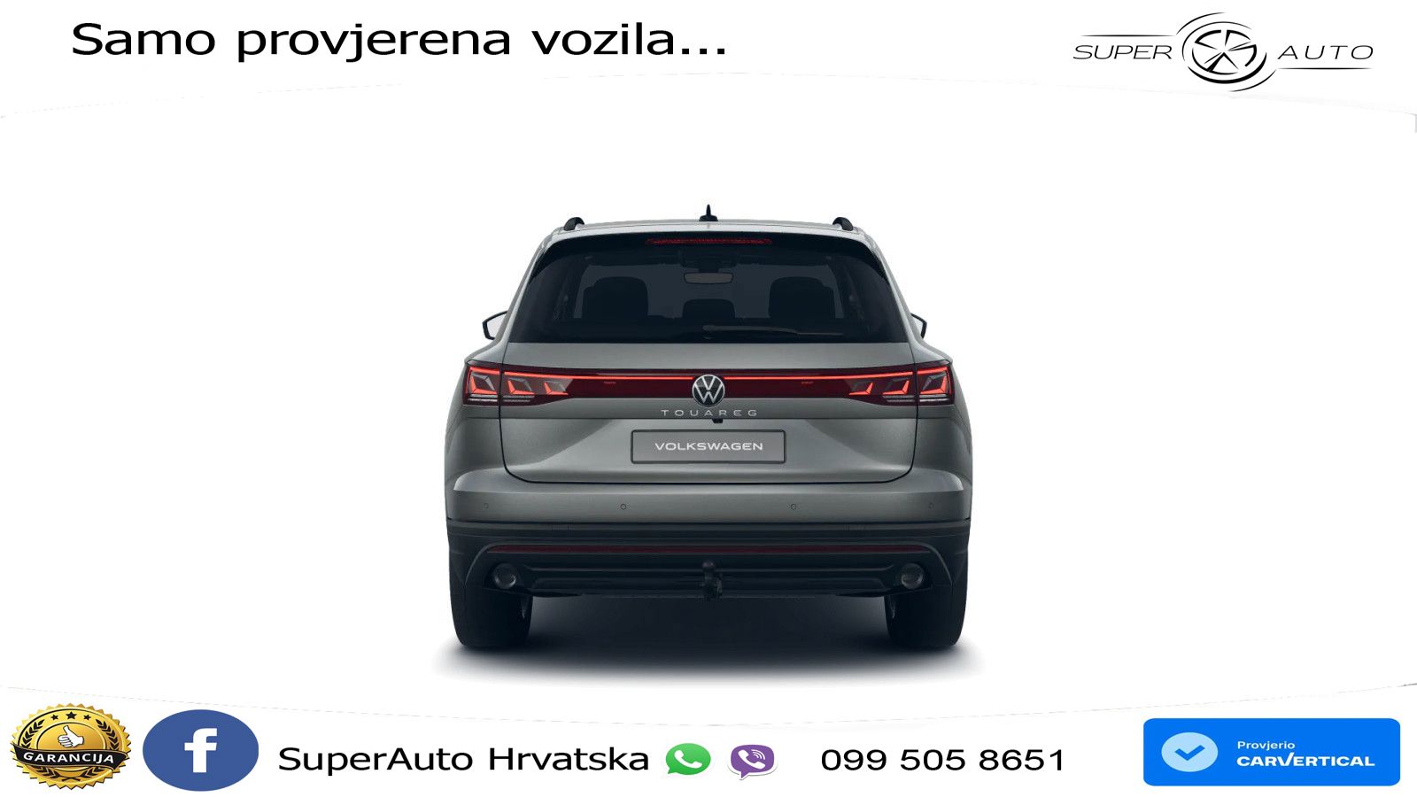 Volkswagen Touareg 3.0 V6 TDI (231 KS) 4MOTION Tiptronic ZRAČNI+ACC+GR SJED+KAM