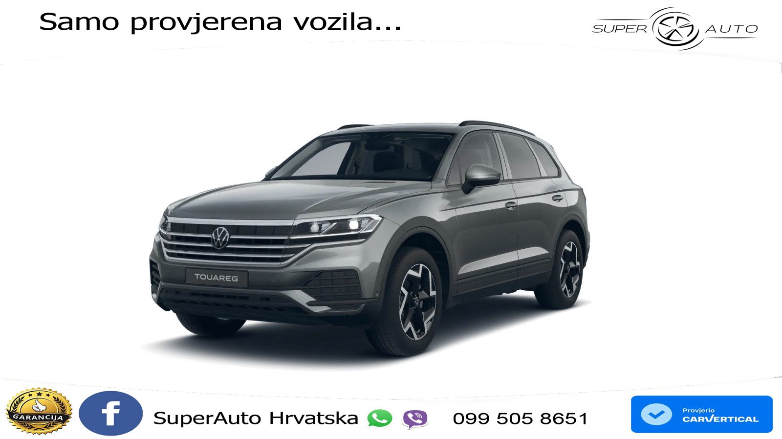 Volkswagen Touareg 3.0 V6 TDI (231 KS) 4MOTION Tiptronic ZRAČNI+ACC+GR SJED+KAM