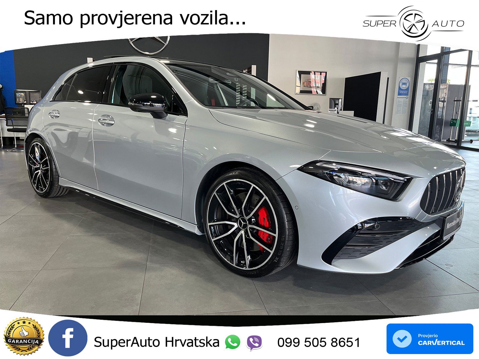 Mercedes-Benz AMG A 35 4MATIC AMG SPEEDSHIFT DCT ACC+GR SJED+360+PANO