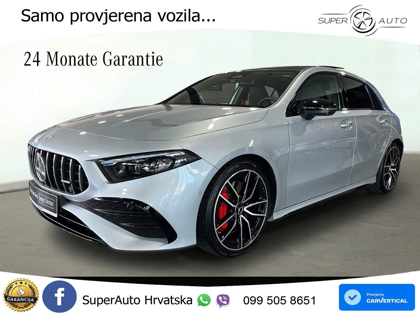 Mercedes-Benz AMG A 35 4MATIC AMG SPEEDSHIFT DCT ACC+GR SJED+360+PANO
