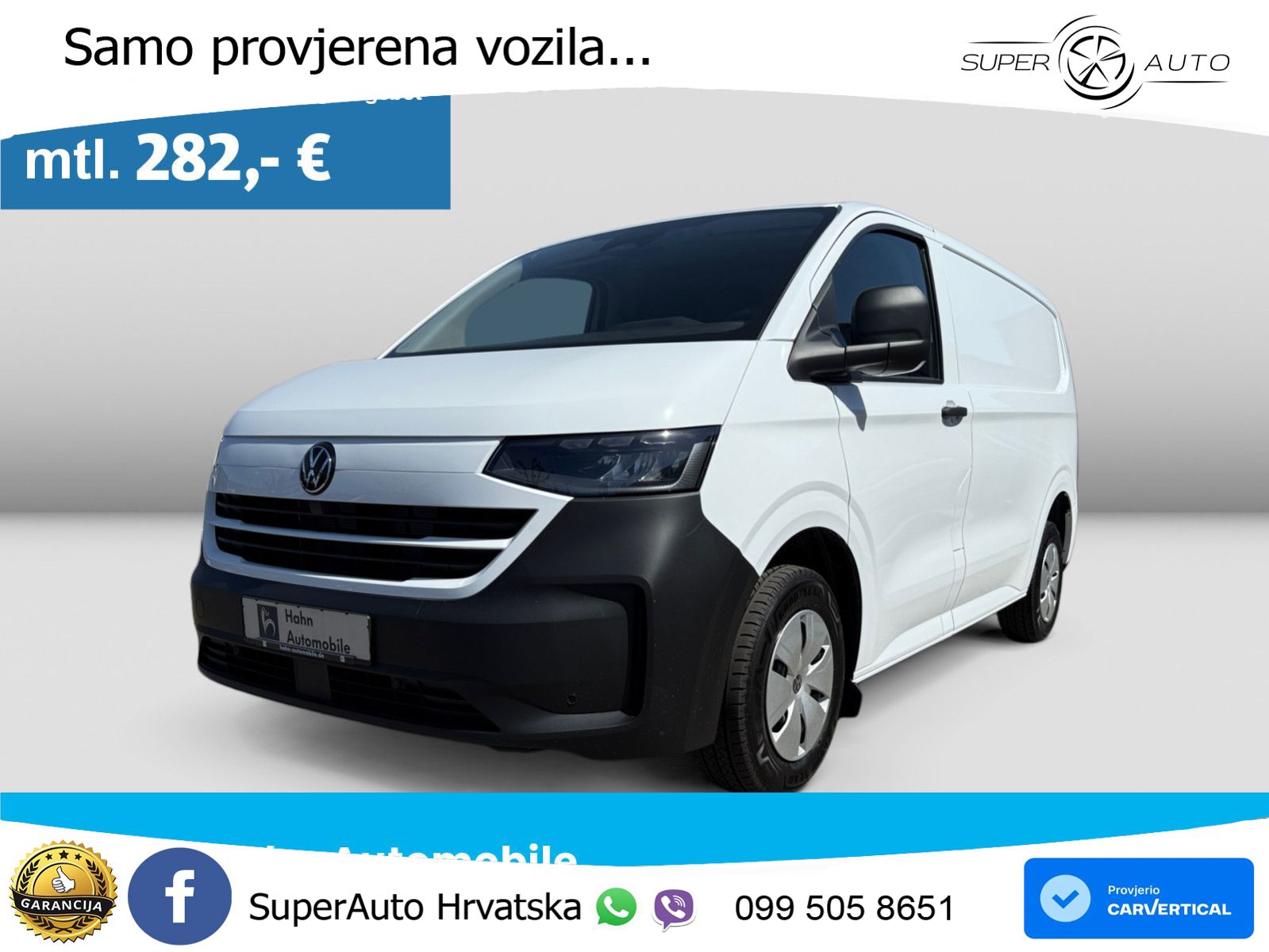Volkswagen Transporter Kasten 2,0TDI 81kW "5 J. Garantie" 110 KS