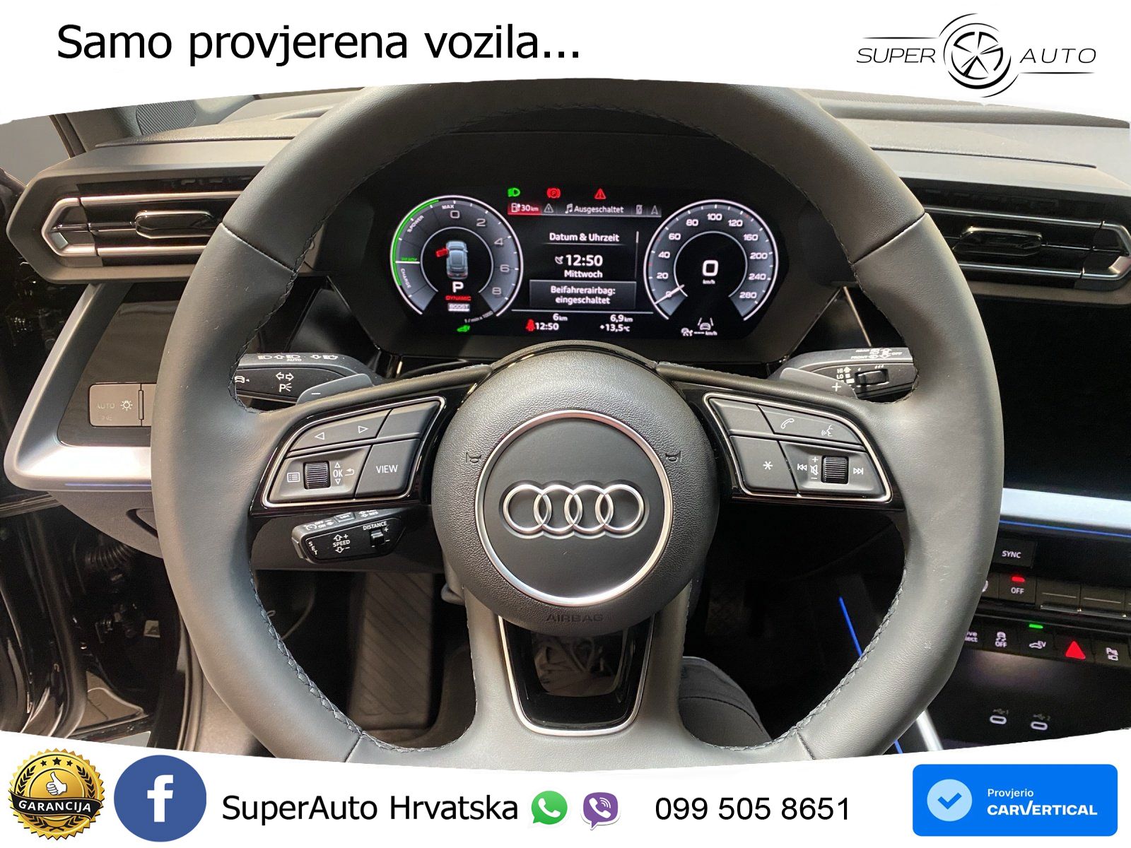 Audi A3 40 TFSIe (204 KS) S tronic LED+GR SJED+ACC