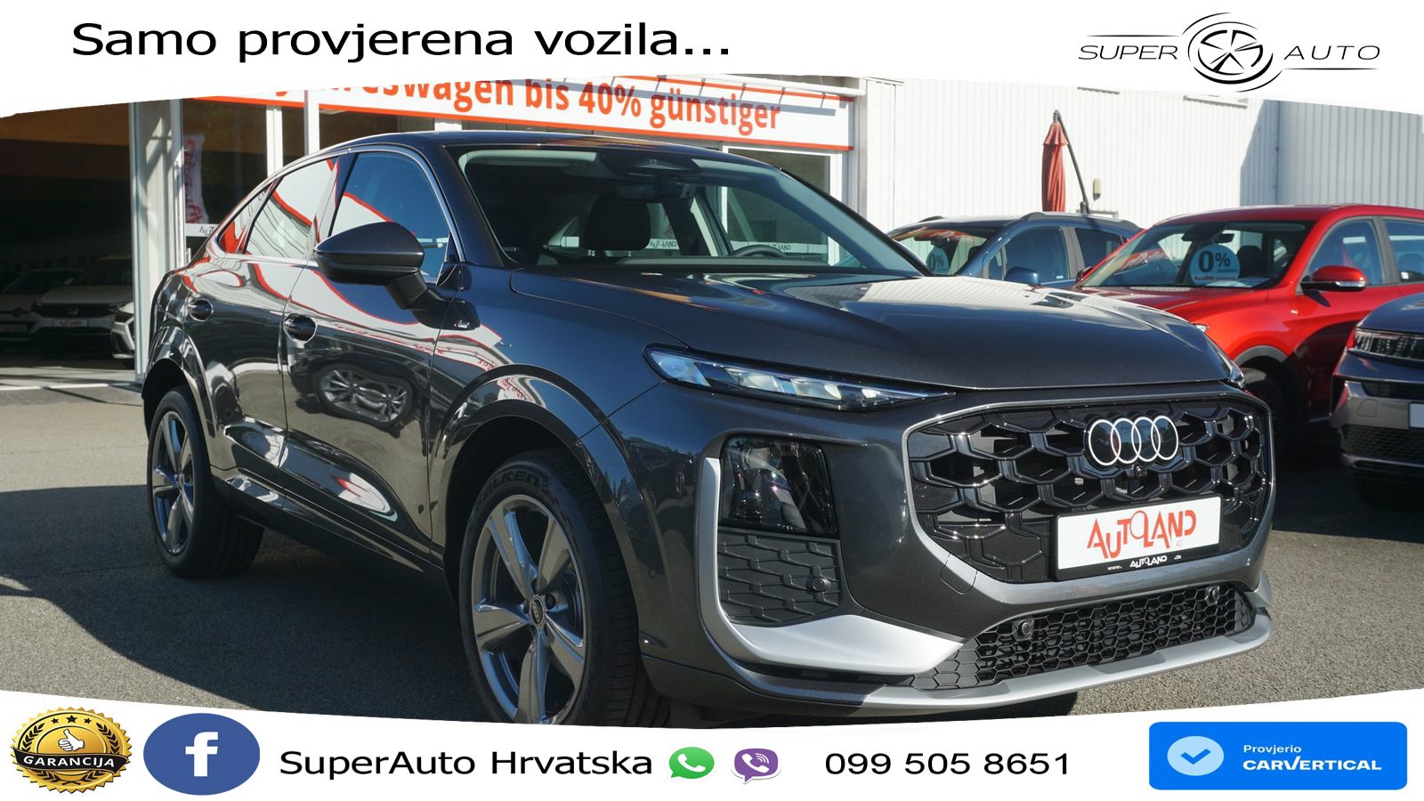 Audi Q3 III Sportback 1.5 TFSI (150 KS) S tronic S line LED+GR SJED+ACC