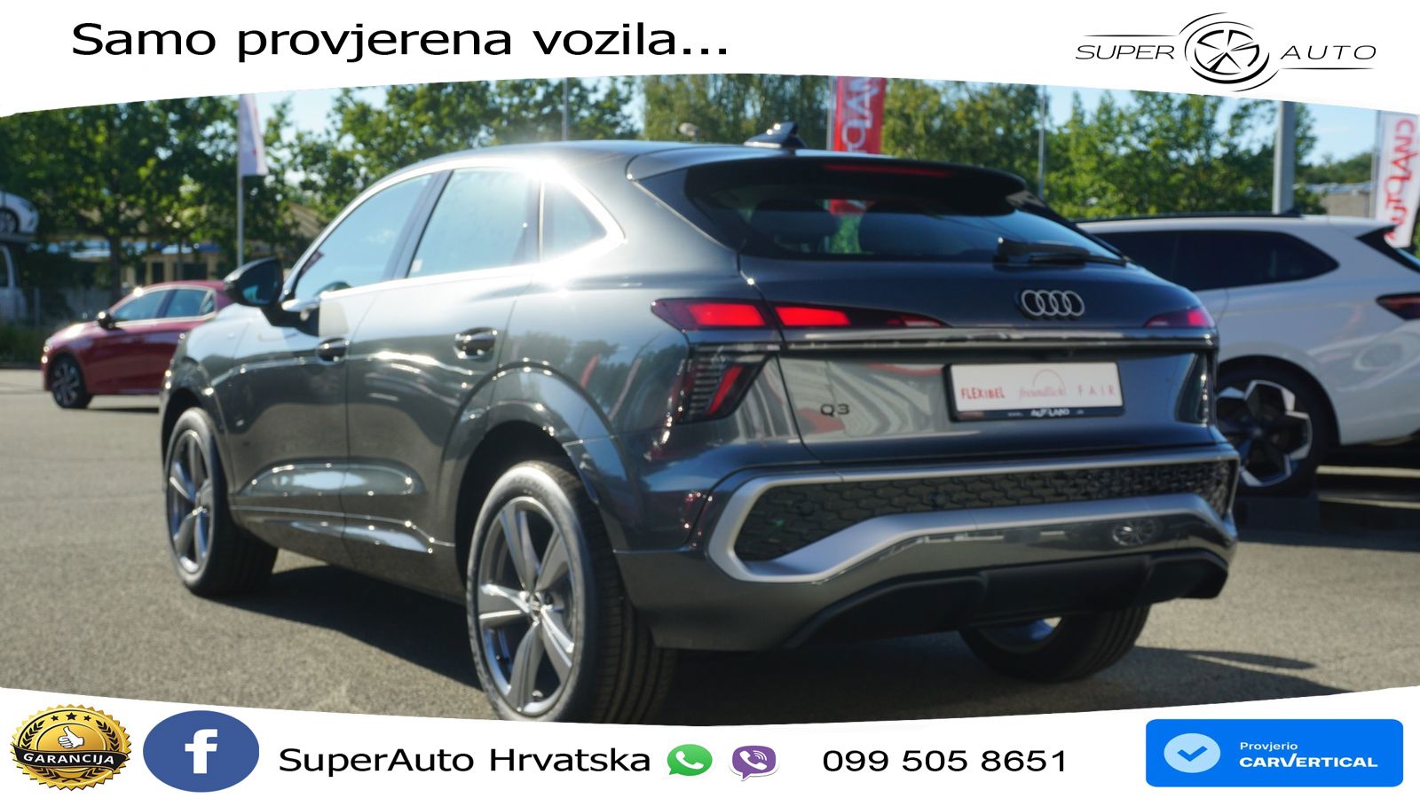 Audi Q3 III Sportback 1.5 TFSI (150 KS) S tronic S line LED+GR SJED+ACC