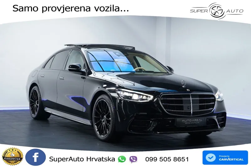 Mercedes S 450d (367 KS) EQ Boost 4MATIC 9G-TRONIC AMG ACC+HEAD+4xGR SJED+360+PANO