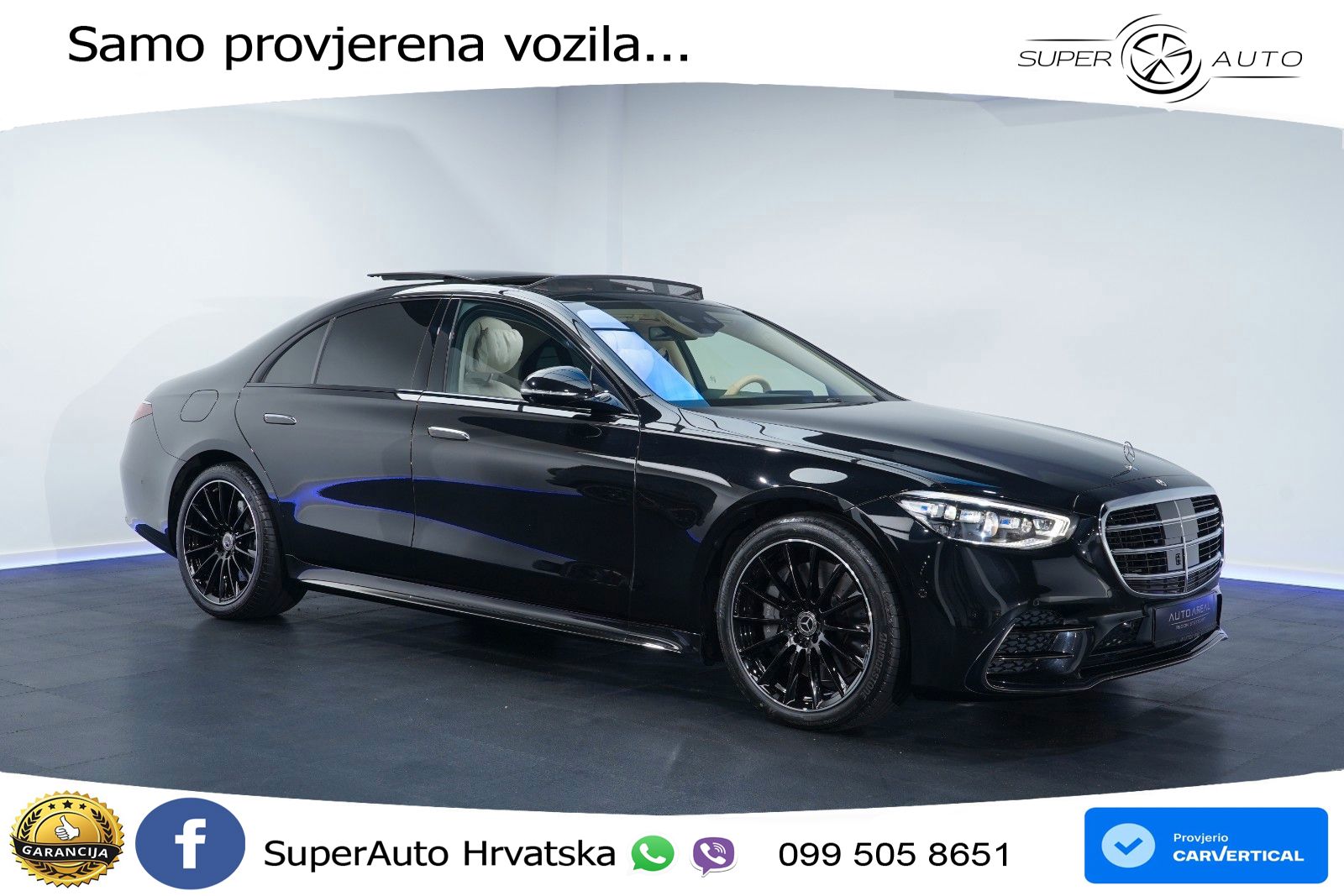 Mercedes S 450d (367 KS) EQ Boost 4MATIC 9G-TRONIC AMG ACC+HEAD+4xGR SJED+360+PANO