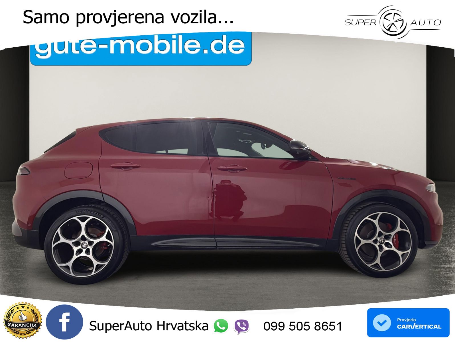 Alfa Romeo Tonale 1.5 VGT (160 KS) 48V-Hybrid TCT LED+GR SJED+ACC