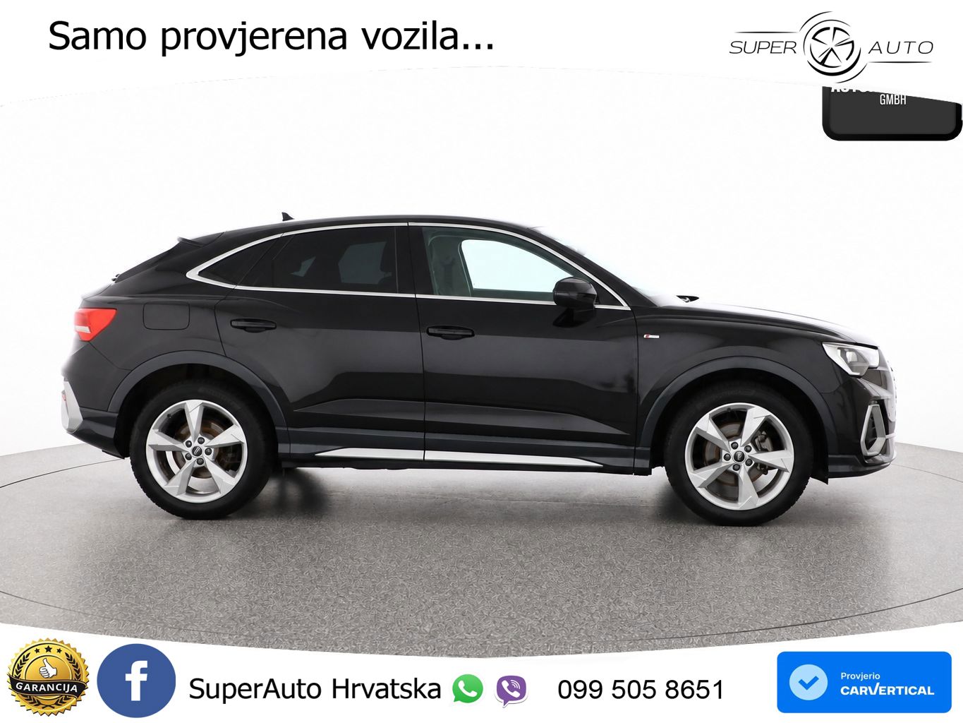 Audi Q3 Sportback 35 TDI (150 KS) S tronic S line LED+GR SJED+ACC