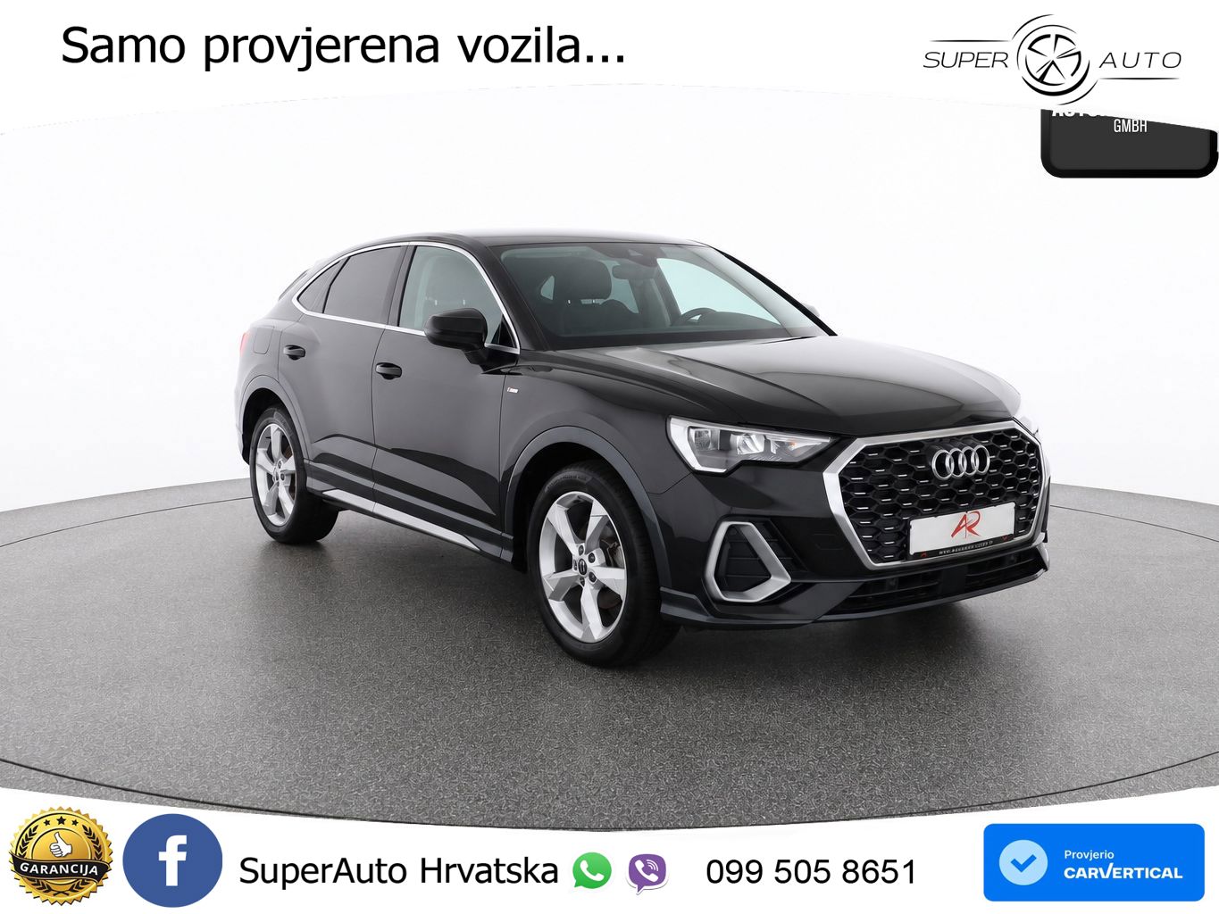 Audi Q3 Sportback 35 TDI (150 KS) S tronic S line LED+GR SJED+ACC