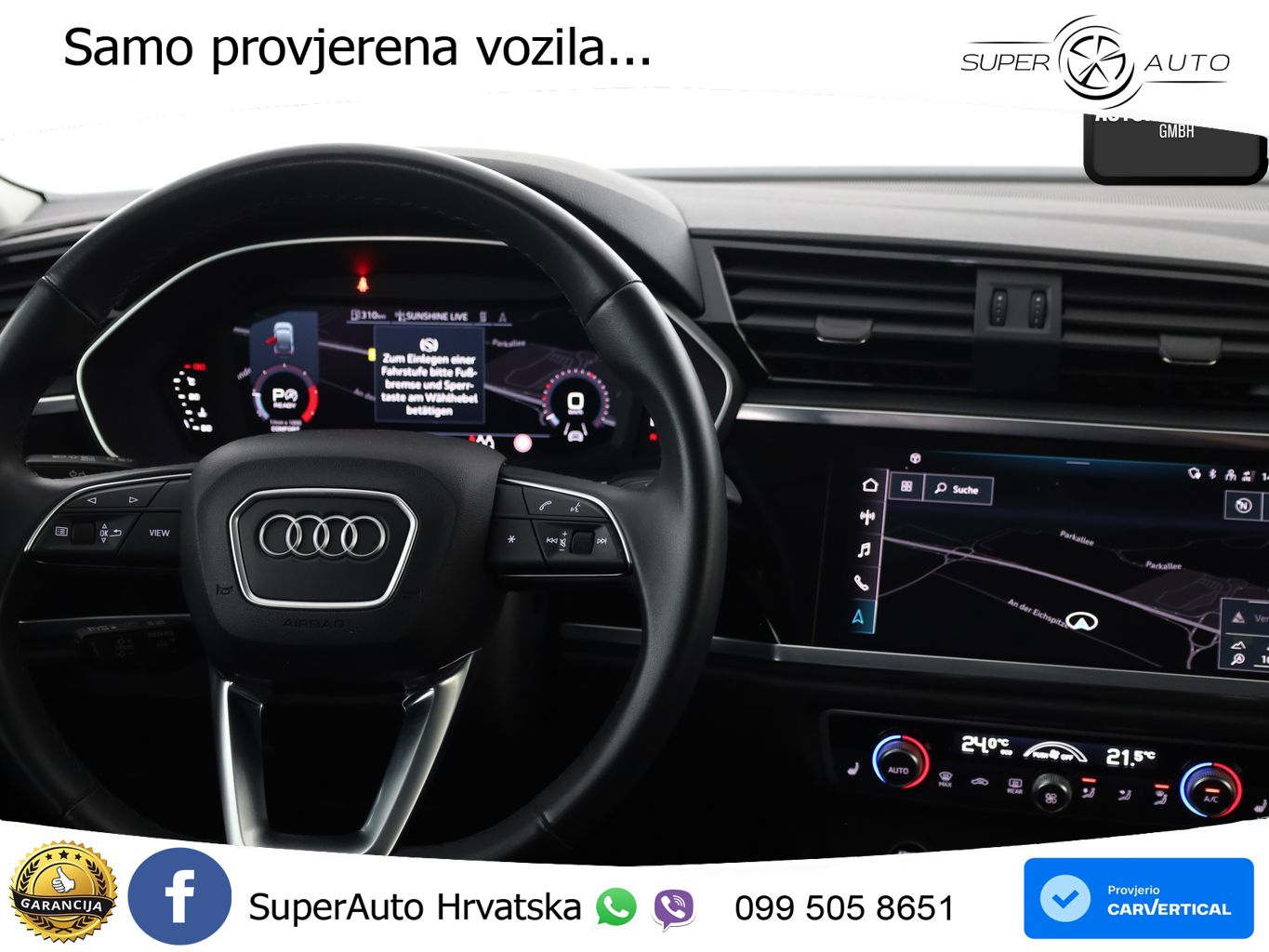 Audi Q3 Sportback 35 TDI (150 KS) S tronic S line LED+GR SJED+ACC