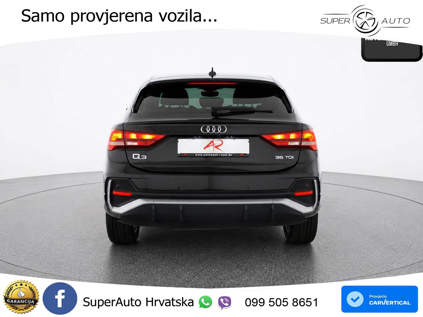 Audi Q3 Sportback 35 TDI (150 KS) S tronic S line LED+GR SJED+ACC