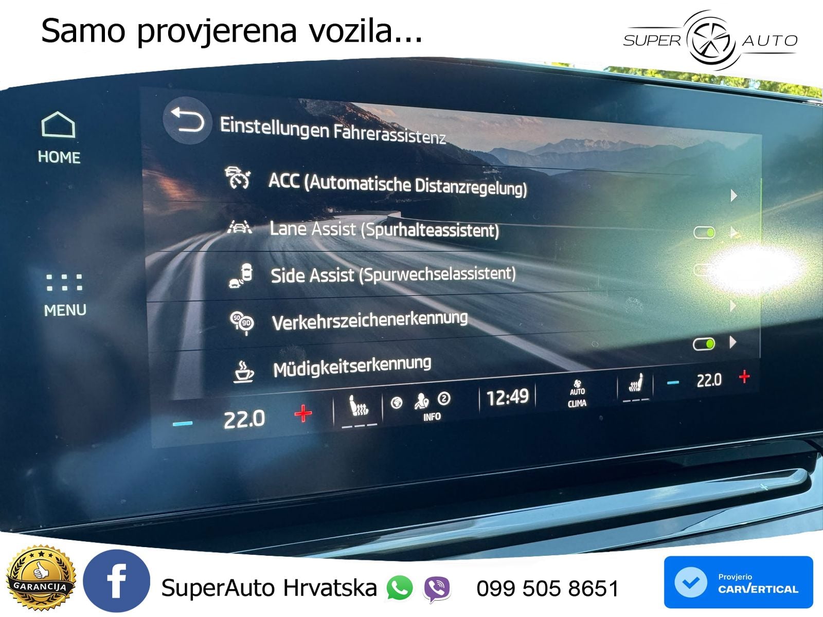 Škoda Octavia Combi RS 2.0 TSI (245 KS) LED+GR SJED+ACC