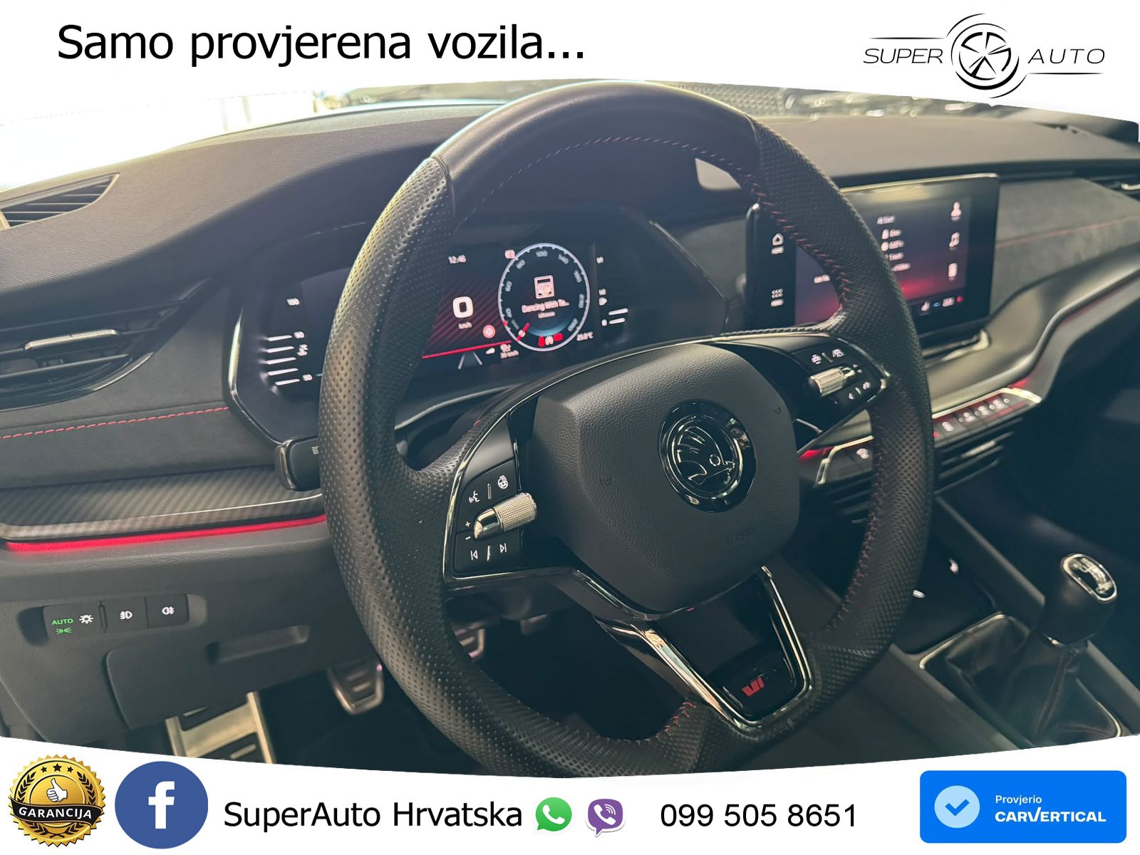 Škoda Octavia Combi RS 2.0 TSI (245 KS) LED+GR SJED+ACC