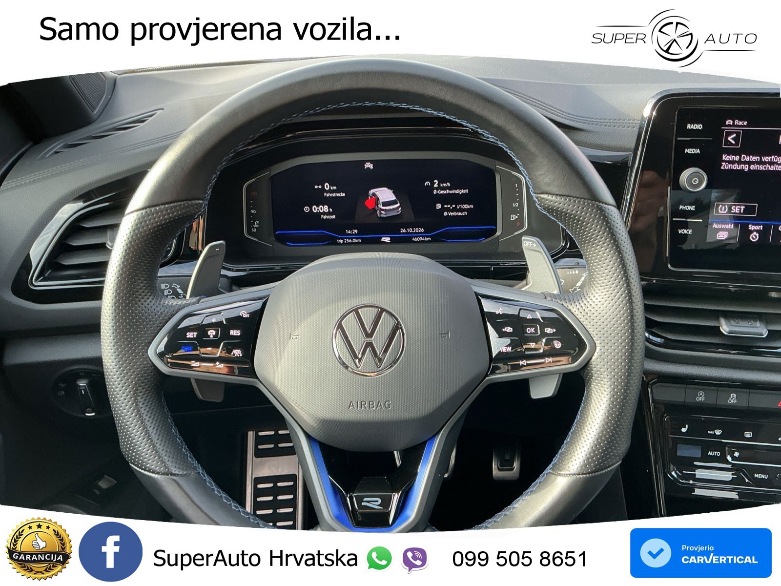 Volkswagen T-Roc R 2.0 TSI (300 KS) OPF 4M DSG MATRIX+GR SJED+KAM