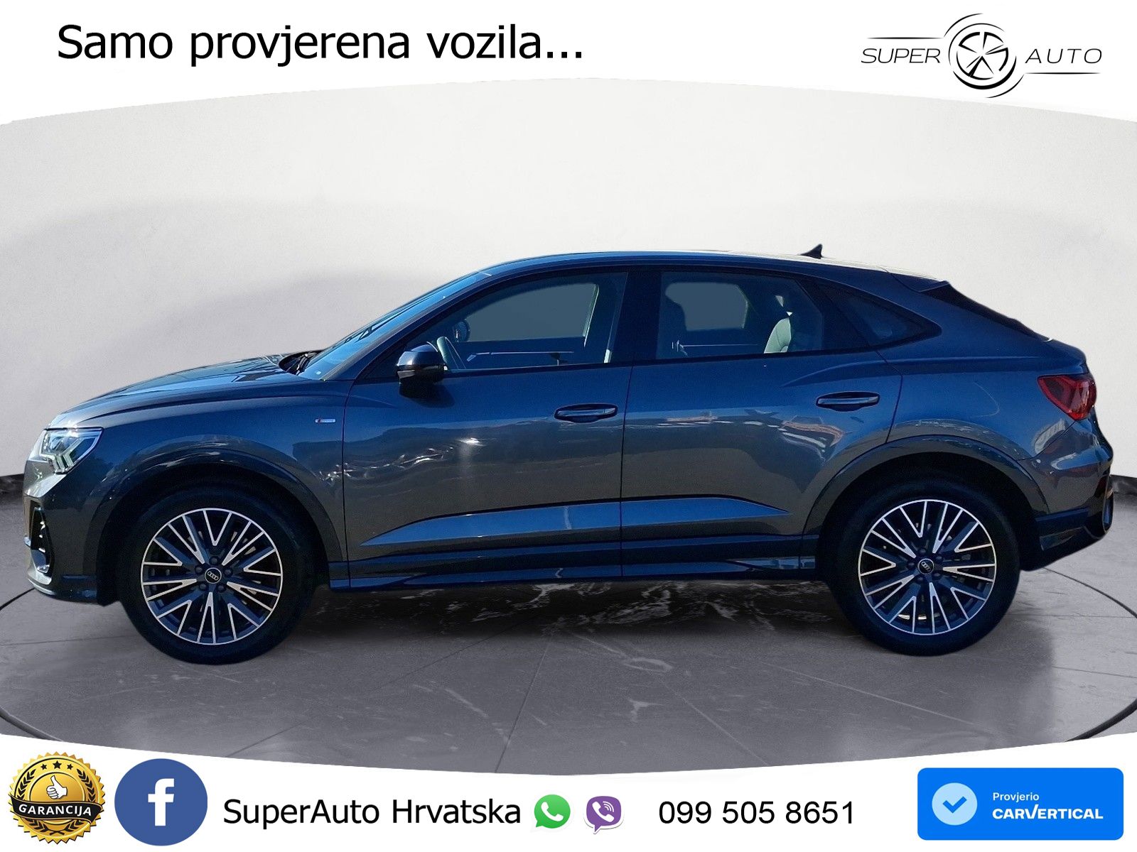 Audi Q3 II Sportback 40 TFSI (190 KS) quattro S tronic S line LED+GR SJED+ACC