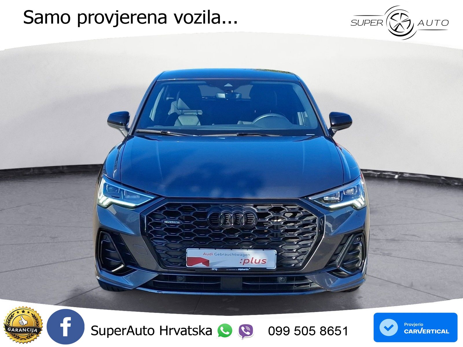 Audi Q3 II Sportback 40 TFSI (190 KS) quattro S tronic S line LED+GR SJED+ACC