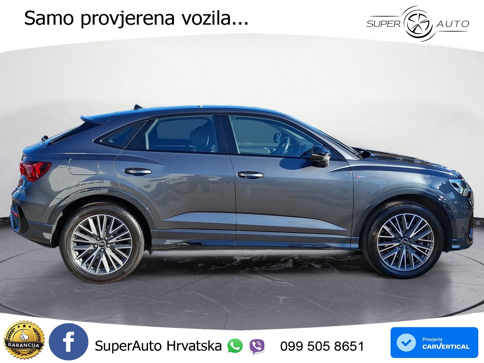 Audi Q3 II Sportback 40 TFSI (190 KS) quattro S tronic S line LED+GR SJED+ACC