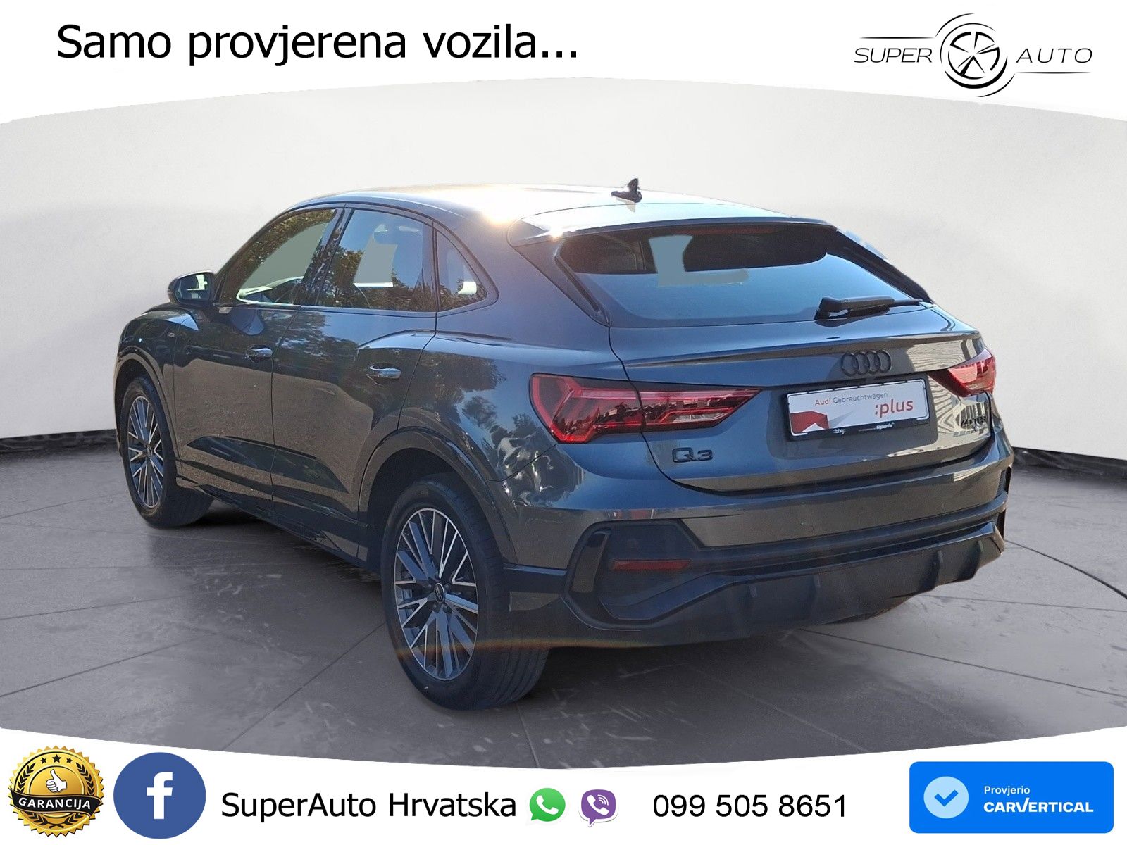Audi Q3 II Sportback 40 TFSI (190 KS) quattro S tronic S line LED+GR SJED+ACC