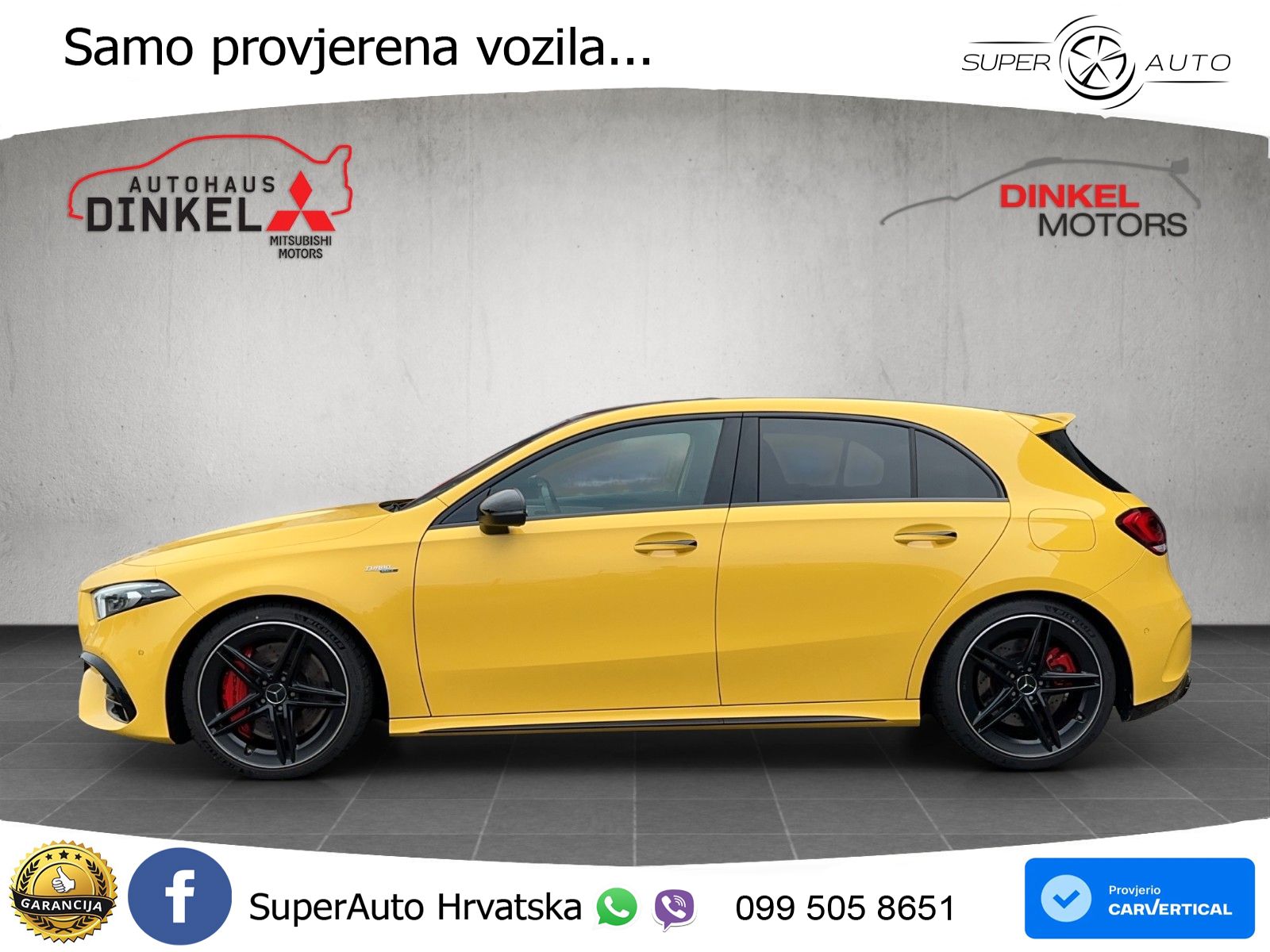 Mercedes-Benz AMG A 45 S 4MATIC+ AMG SPEEDSHIFT DCT 8G LED+GR SJED+ACC