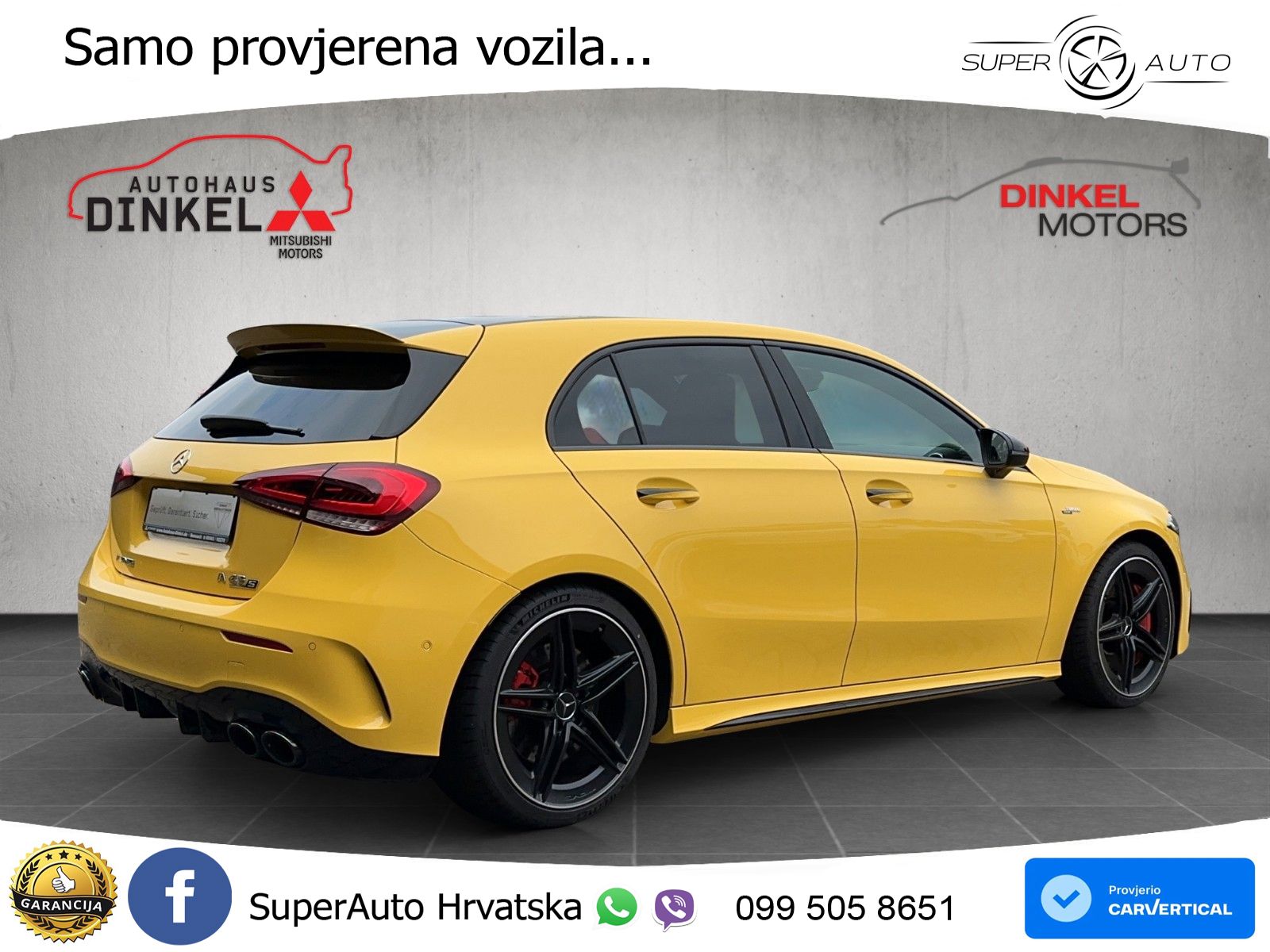 Mercedes-Benz AMG A 45 S 4MATIC+ AMG SPEEDSHIFT DCT 8G LED+GR SJED+ACC