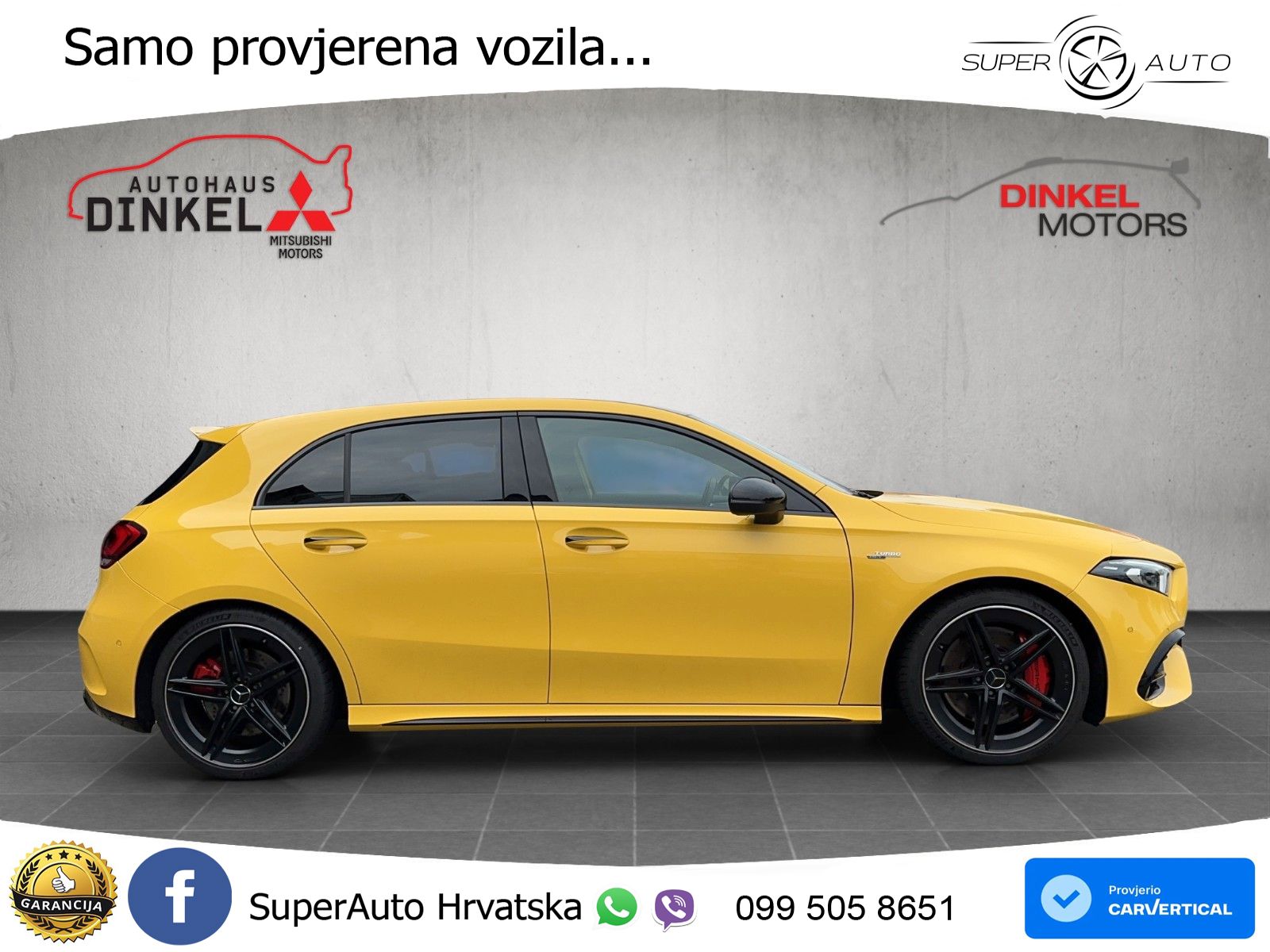 Mercedes-Benz AMG A 45 S 4MATIC+ AMG SPEEDSHIFT DCT 8G LED+GR SJED+ACC