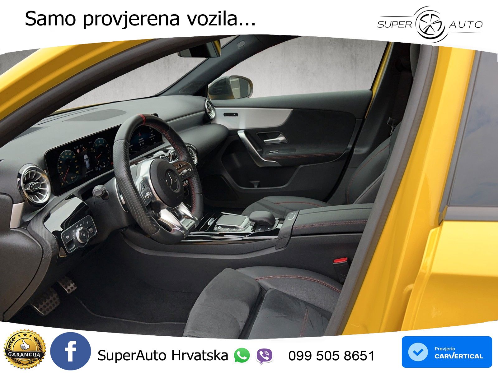 Mercedes-Benz AMG A 45 S 4MATIC+ AMG SPEEDSHIFT DCT 8G LED+GR SJED+ACC
