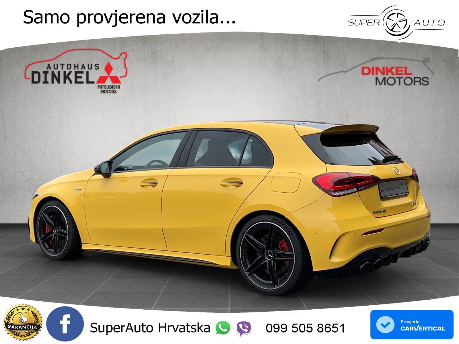 Mercedes-Benz AMG A 45 S 4MATIC+ AMG SPEEDSHIFT DCT 8G LED+GR SJED+ACC