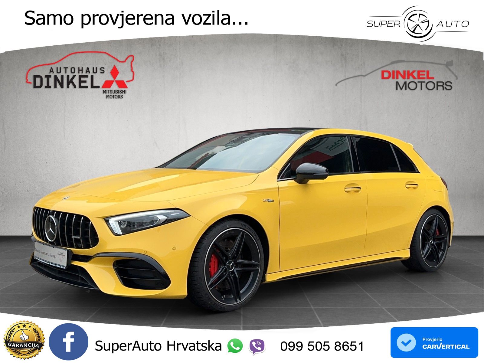 Mercedes-Benz AMG A 45 S 4MATIC+ AMG SPEEDSHIFT DCT 8G LED+GR SJED+ACC