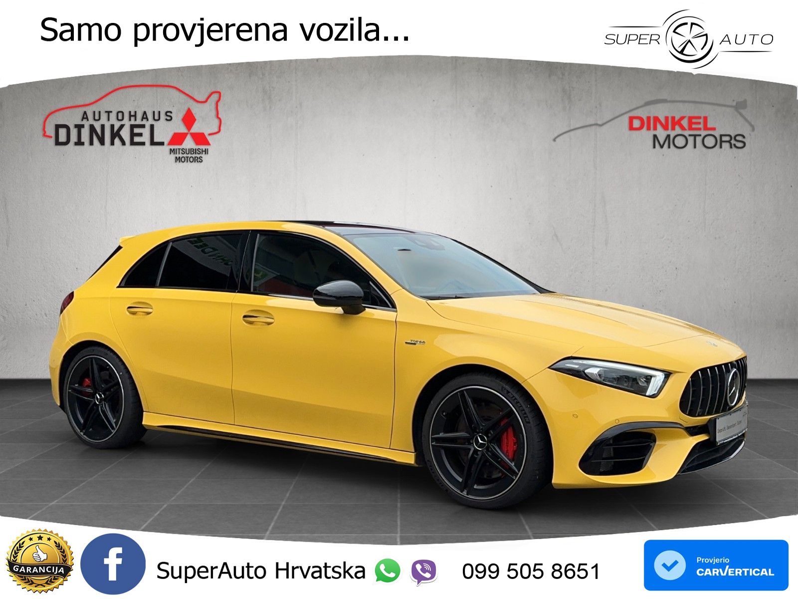 Mercedes-Benz AMG A 45 S 4MATIC+ AMG SPEEDSHIFT DCT 8G LED+GR SJED+ACC