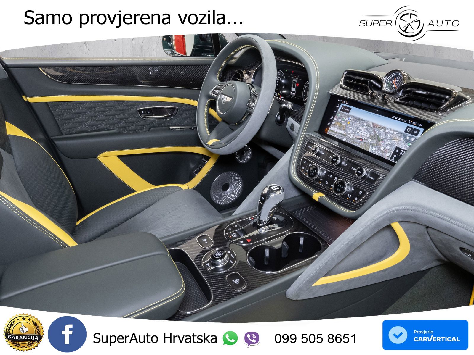 Bentley Bentayga Speed 4.0 V8 (650 KS) AWD Automatic ZRAČNI+ACC+GR SJED+KAM+PANO