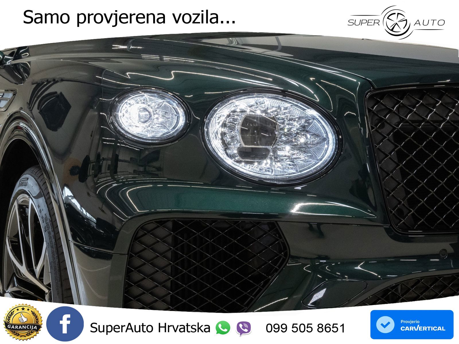 Bentley Bentayga Speed 4.0 V8 (650 KS) AWD Automatic ZRAČNI+ACC+GR SJED+KAM+PANO