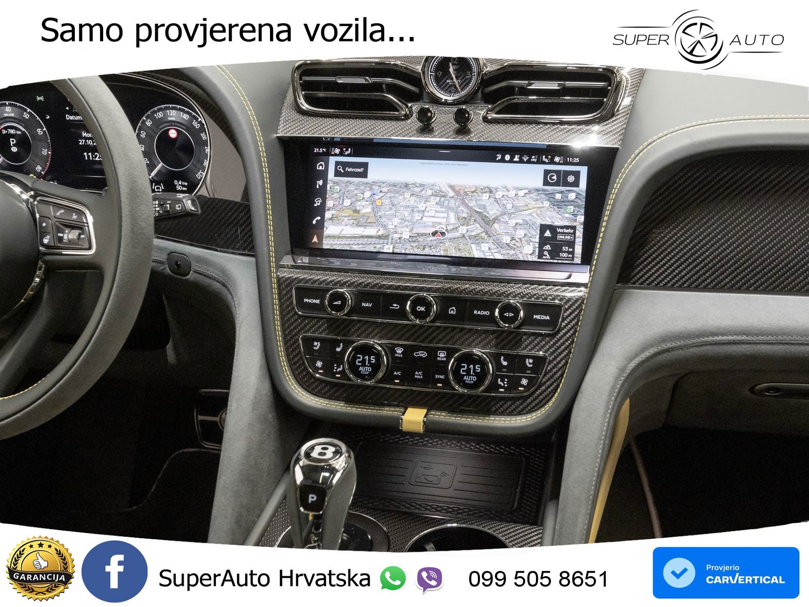 Bentley Bentayga Speed 4.0 V8 (650 KS) AWD Automatic ZRAČNI+ACC+GR SJED+KAM+PANO