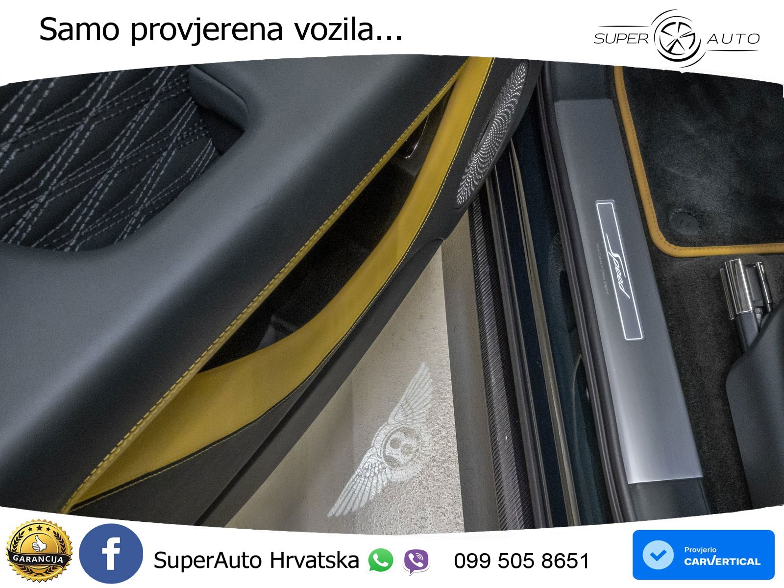 Bentley Bentayga Speed 4.0 V8 (650 KS) AWD Automatic ZRAČNI+ACC+GR SJED+KAM+PANO