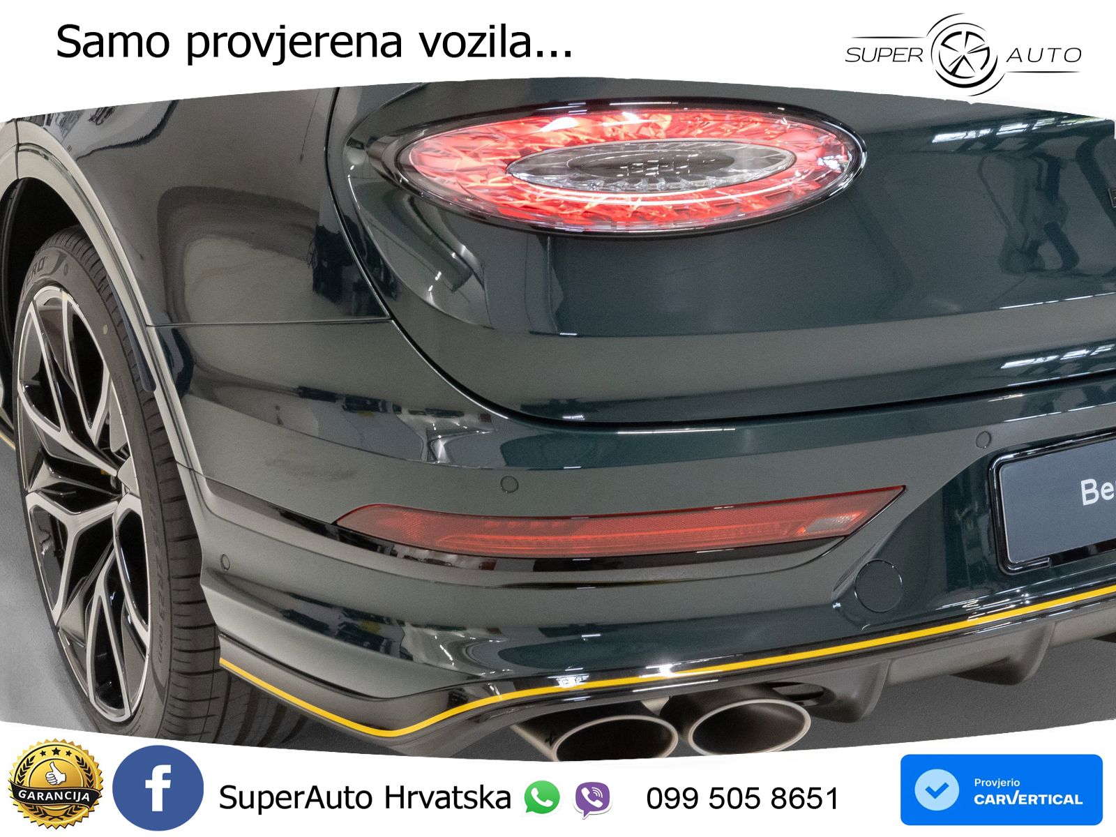 Bentley Bentayga Speed 4.0 V8 (650 KS) AWD Automatic ZRAČNI+ACC+GR SJED+KAM+PANO