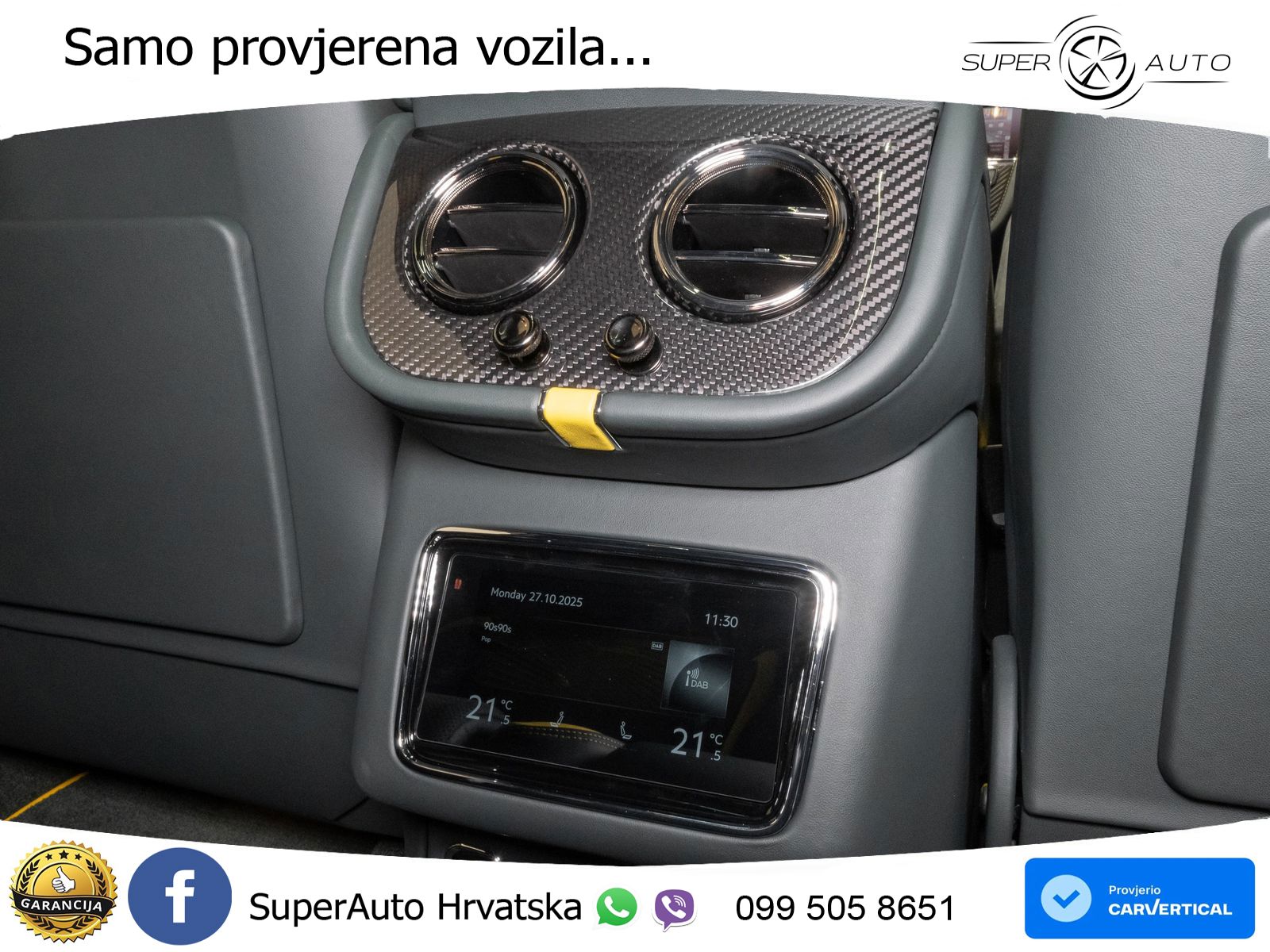 Bentley Bentayga Speed 4.0 V8 (650 KS) AWD Automatic ZRAČNI+ACC+GR SJED+KAM+PANO