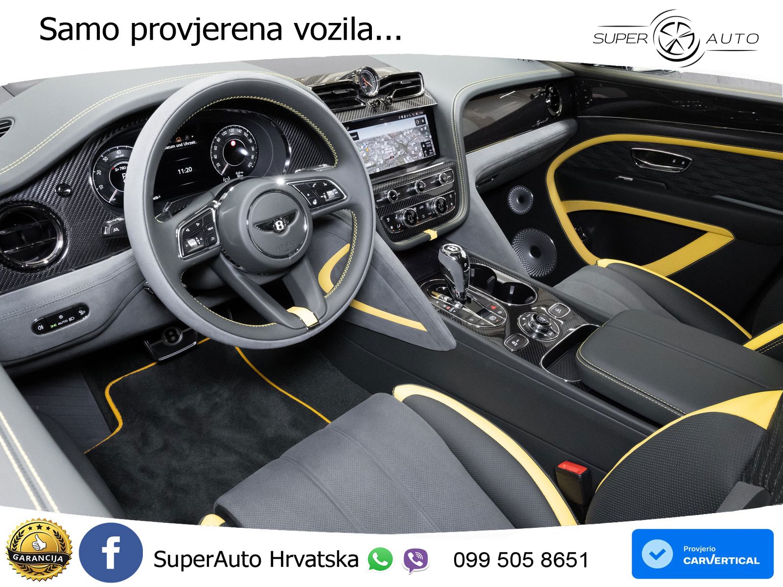 Bentley Bentayga Speed 4.0 V8 (650 KS) AWD Automatic ZRAČNI+ACC+GR SJED+KAM+PANO
