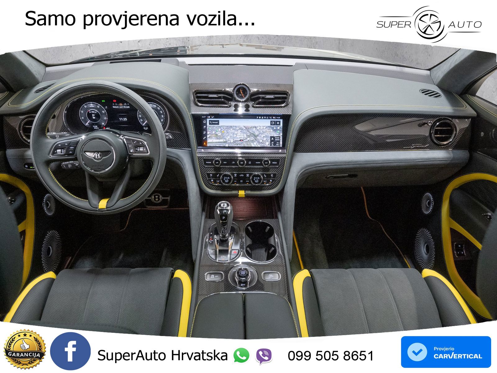 Bentley Bentayga Speed 4.0 V8 (650 KS) AWD Automatic ZRAČNI+ACC+GR SJED+KAM+PANO