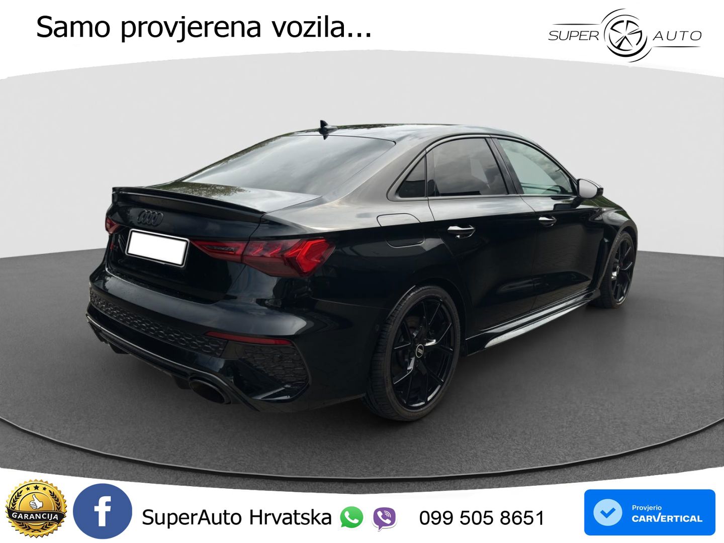 Audi RS3 Sedan 2.5 TFSI (400 KS) quattro S tronic MATRIX+GR SJED+KAM
