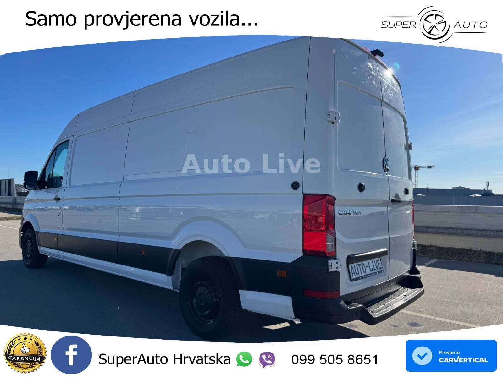 Volkswagen Crafter 35TDI*MAXI-HOCH-LANG*KLIMA*KAMERA*TEMPOM 140 KS