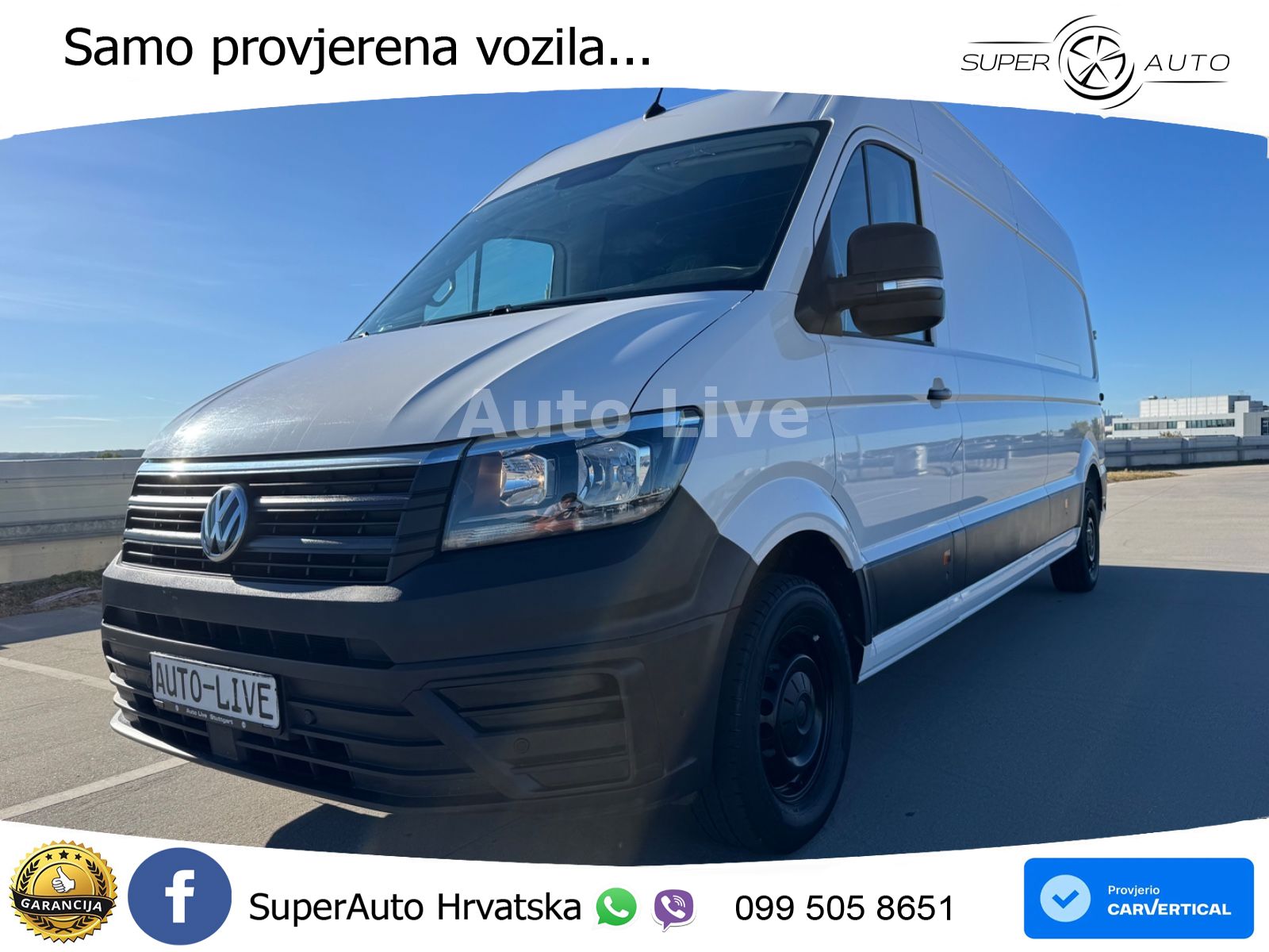 Volkswagen Crafter 35TDI*MAXI-HOCH-LANG*KLIMA*KAMERA*TEMPOM 140 KS