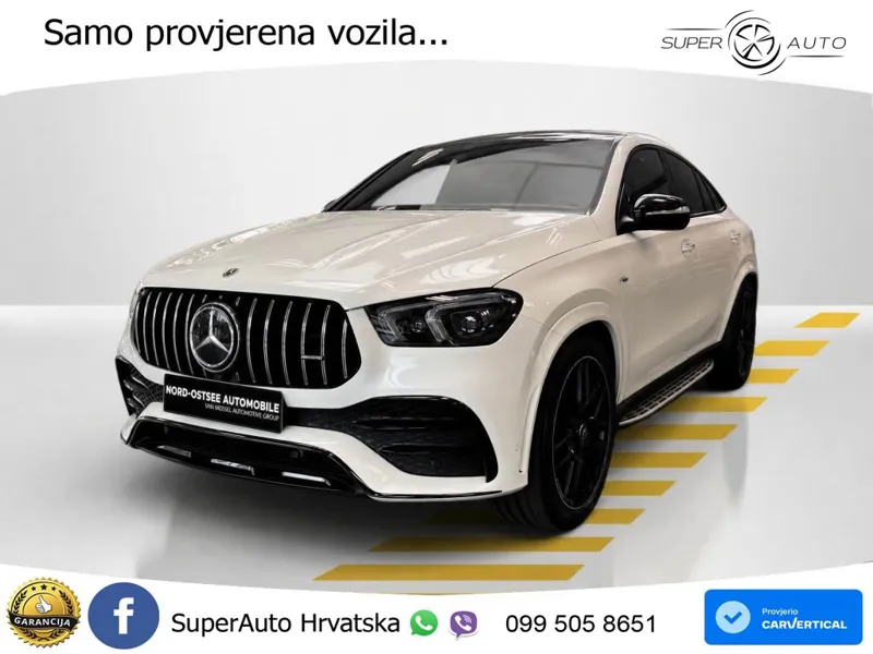 Mercedes AMG GLE Coupe 53 (435 KS) EQ Boost 4MATIC+ AMG SPEEDSHIFT TCT 9G ACC+HEAD+4xGR SJED+360+PANO