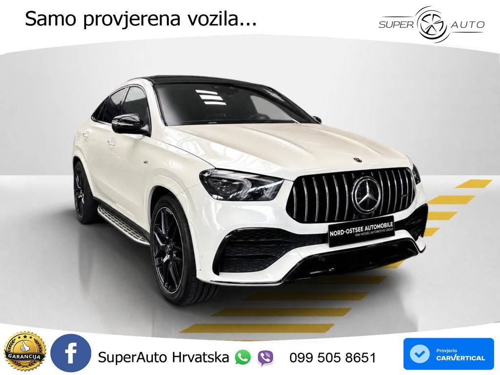 Mercedes AMG GLE Coupe 53 (435 KS) EQ Boost 4MATIC+ AMG SPEEDSHIFT TCT 9G ACC+HEAD+4xGR SJED+360+PANO