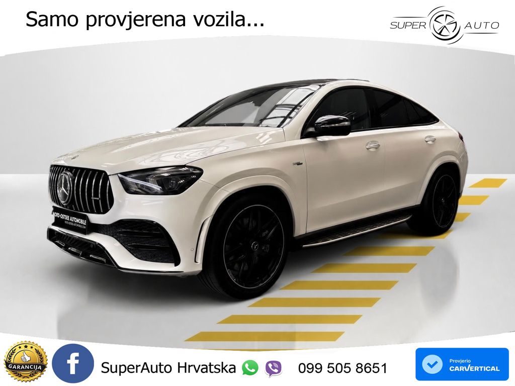 Mercedes AMG GLE Coupe 53 (435 KS) EQ Boost 4MATIC+ AMG SPEEDSHIFT TCT 9G ACC+HEAD+4xGR SJED+360+PANO