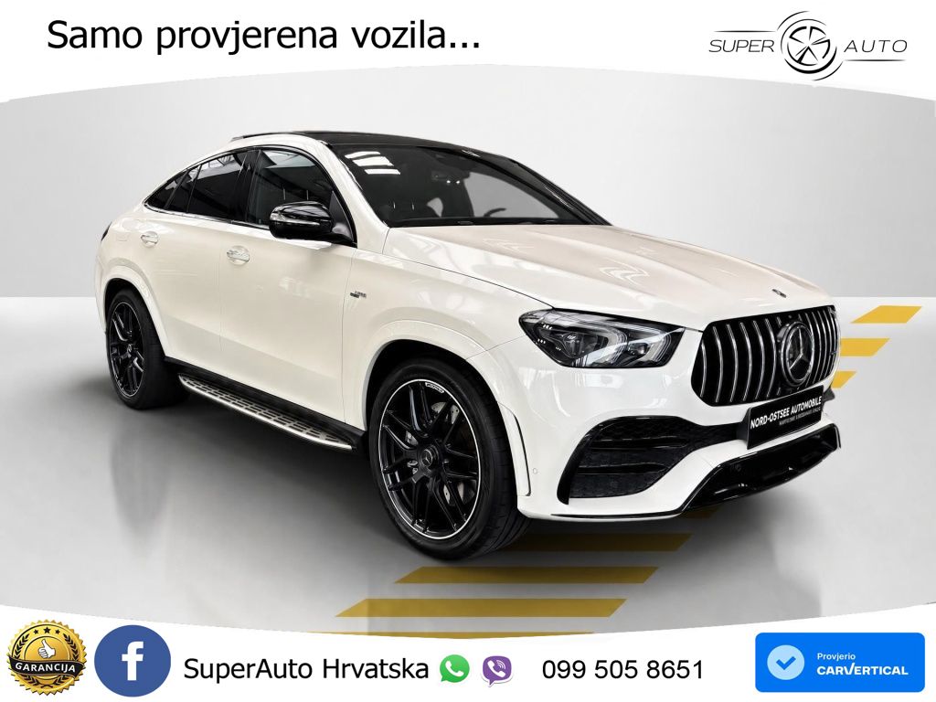 Mercedes AMG GLE Coupe 53 (435 KS) EQ Boost 4MATIC+ AMG SPEEDSHIFT TCT 9G ACC+HEAD+4xGR SJED+360+PANO