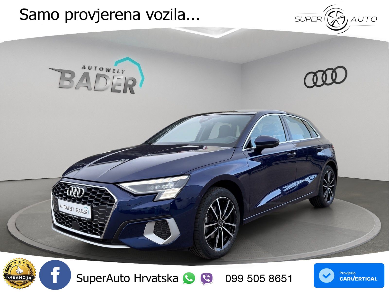 Audi A3 35 TDI (150 KS) S tronic advanced MATRIX+GR SJED+KAM