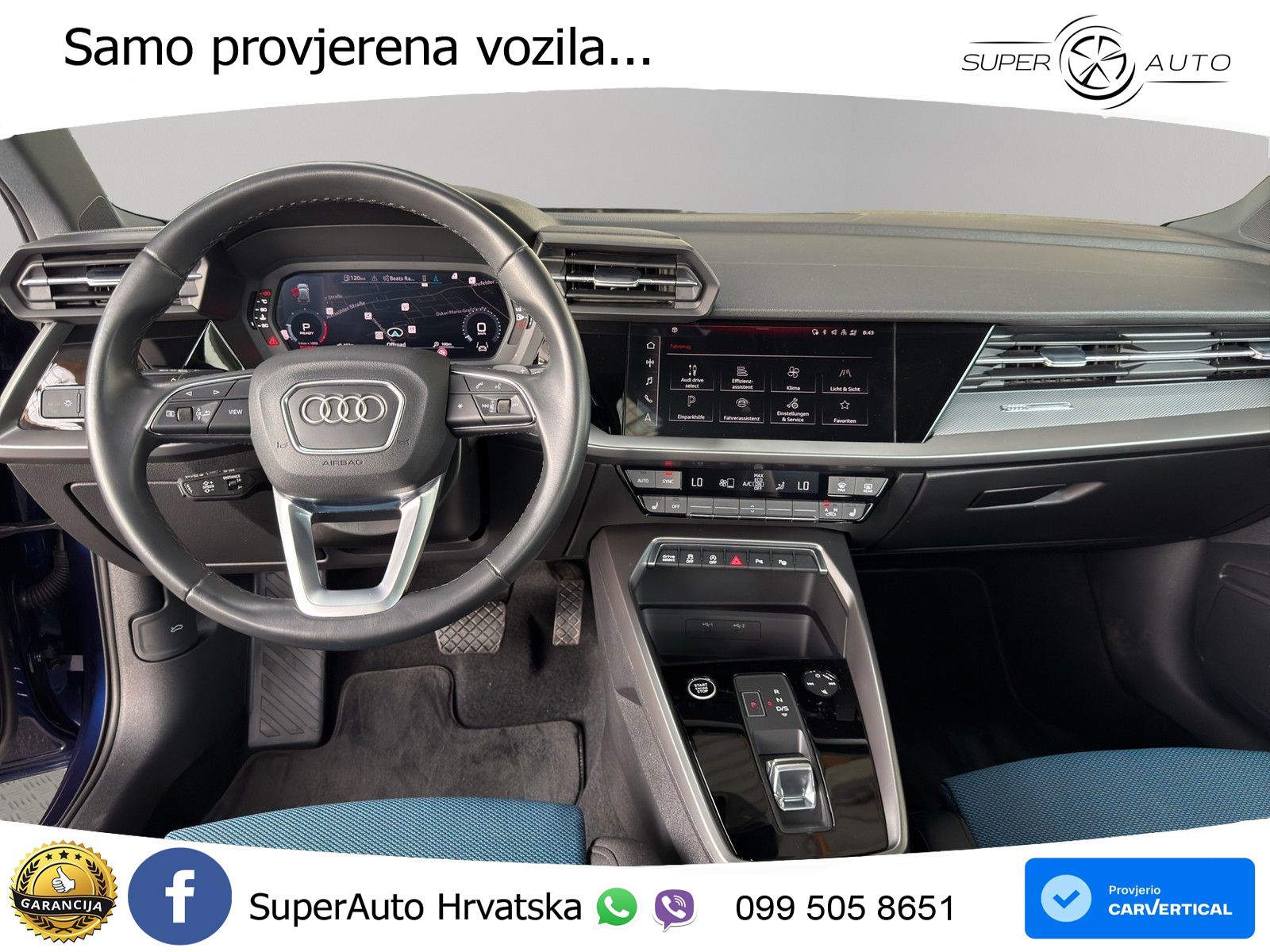 Audi A3 35 TDI (150 KS) S tronic advanced MATRIX+GR SJED+KAM
